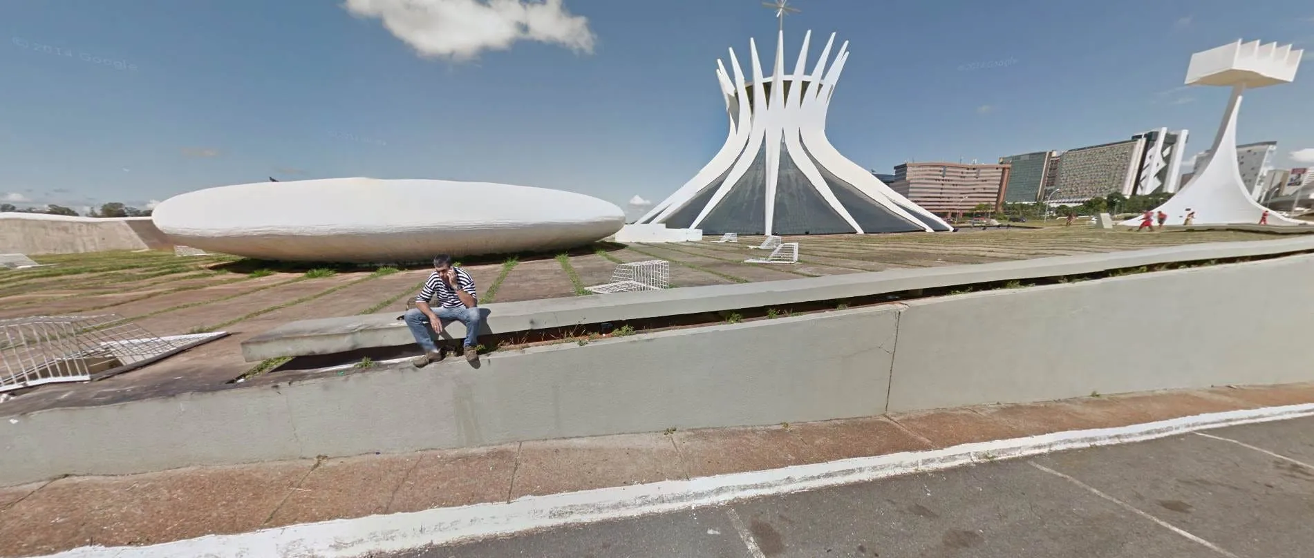 El síndrome de Brasilia. Una ciudad pensada sólo para ser vista desde el aire. Foto: Google Street View